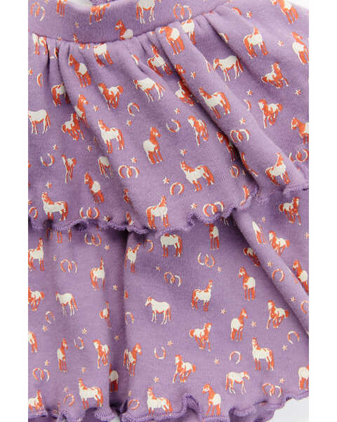 Image #6 - Shyanne Infant Girls' Printed Skirtall Set - 2 Piece, Purple, hi-res