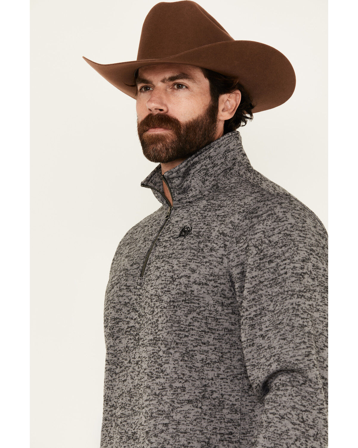 Image #2 - Cinch Men's 1/4 Zip Pullover, , hi-res