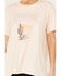 Image #3 - White Crow Women's Desert Darling Oversized Graphic Tee, Blush, hi-res