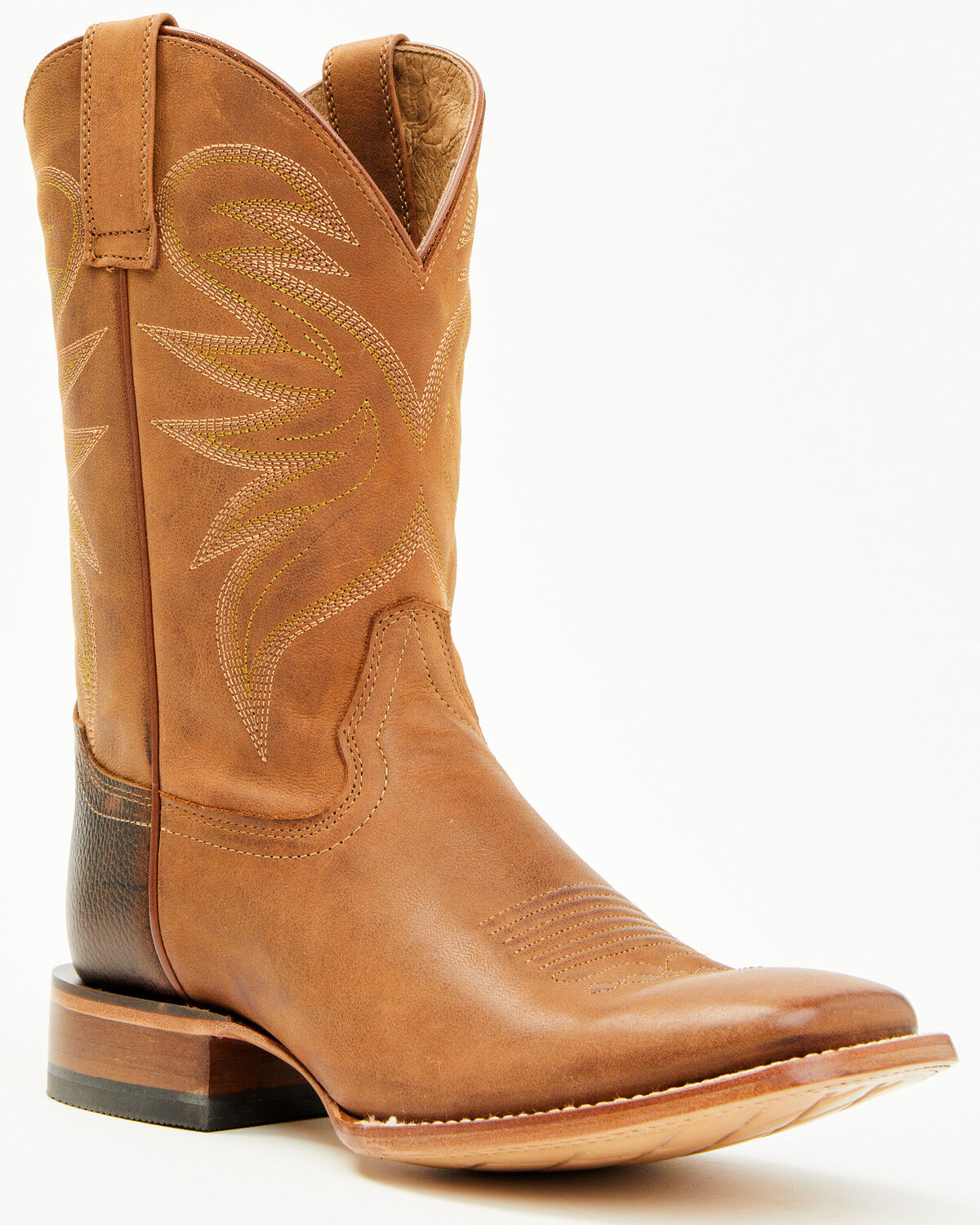 Image #1 - Cody James Men's McBride Roughout Western Boots - Broad Square Toe, Tan, hi-res