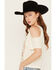 Shyanne Women's Mystic Winds Cold Shoulder Tee, Cream, hi-res