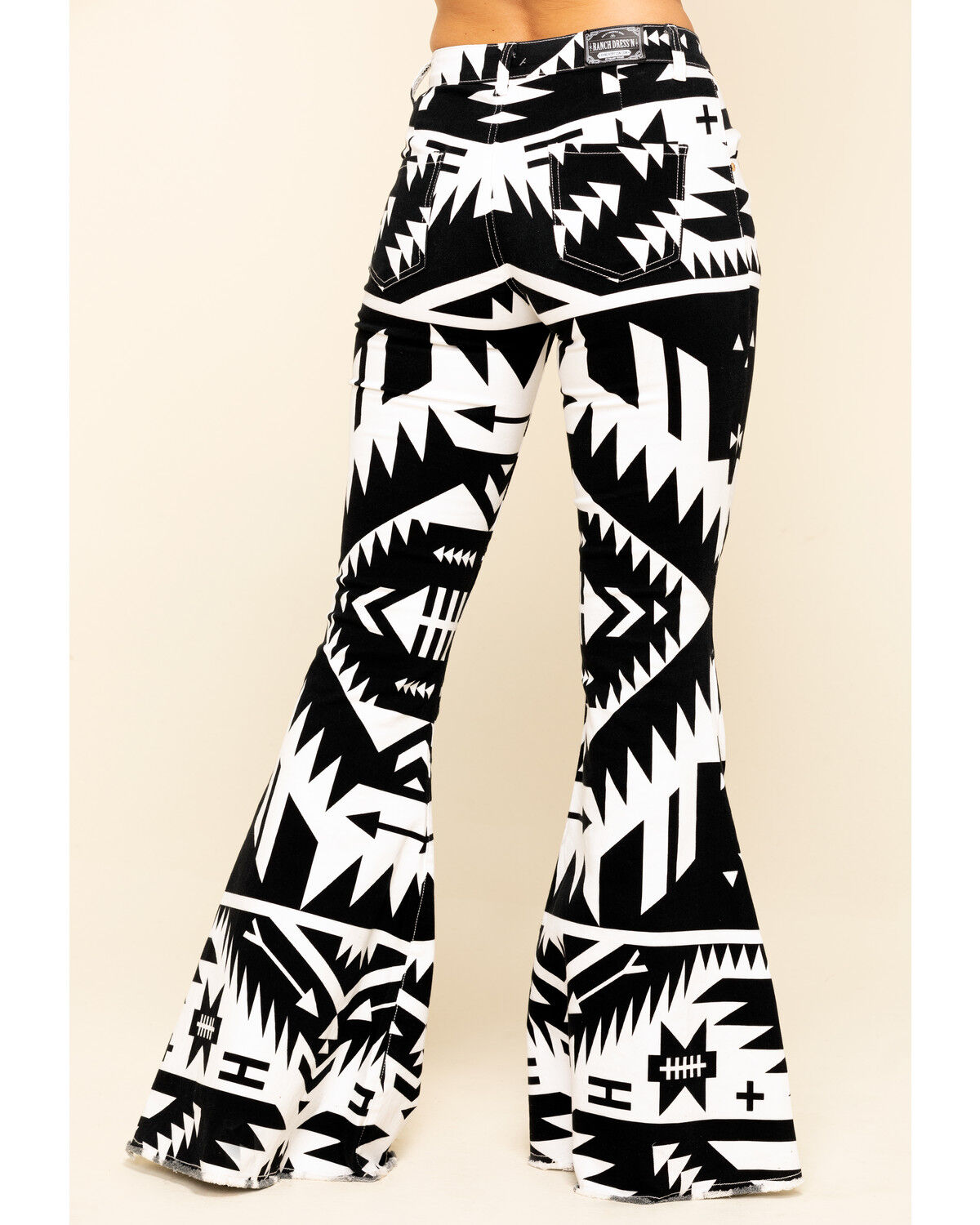 aztec flare pants