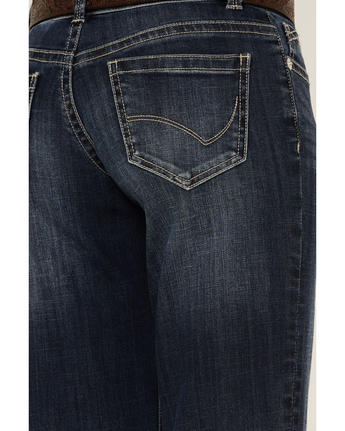 Image #4 - Stetson Women's 214 Trouser Flare Jeans, Blue, hi-res