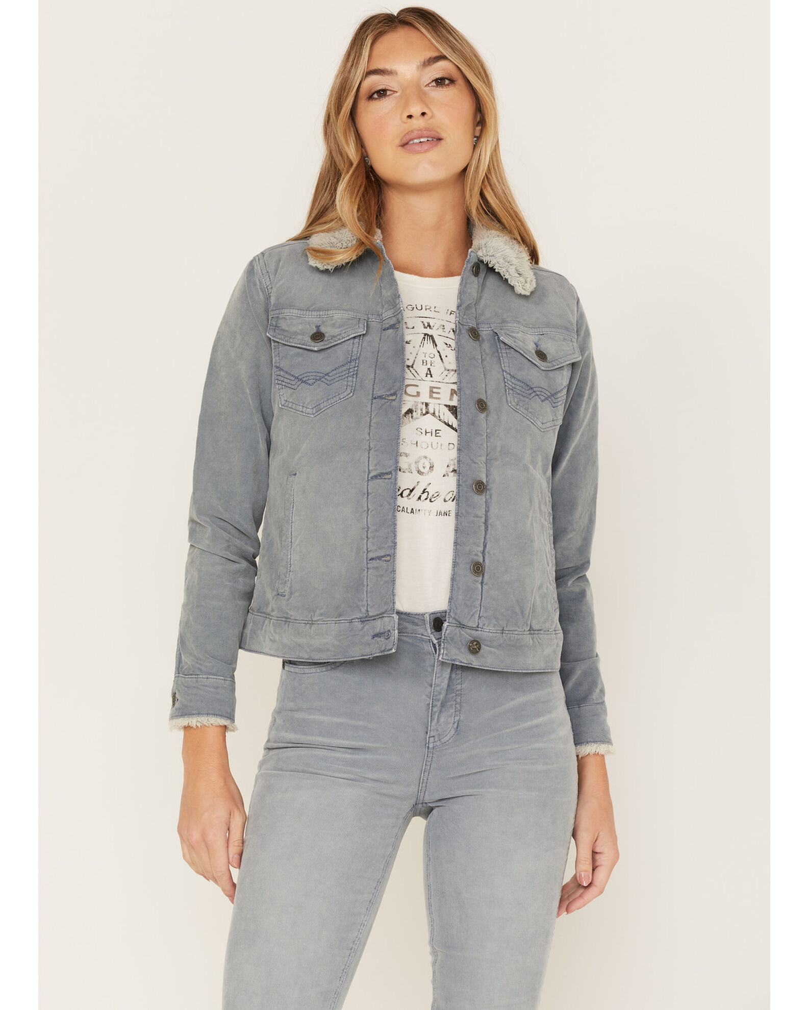 Corduroy jacket womens sherpa online