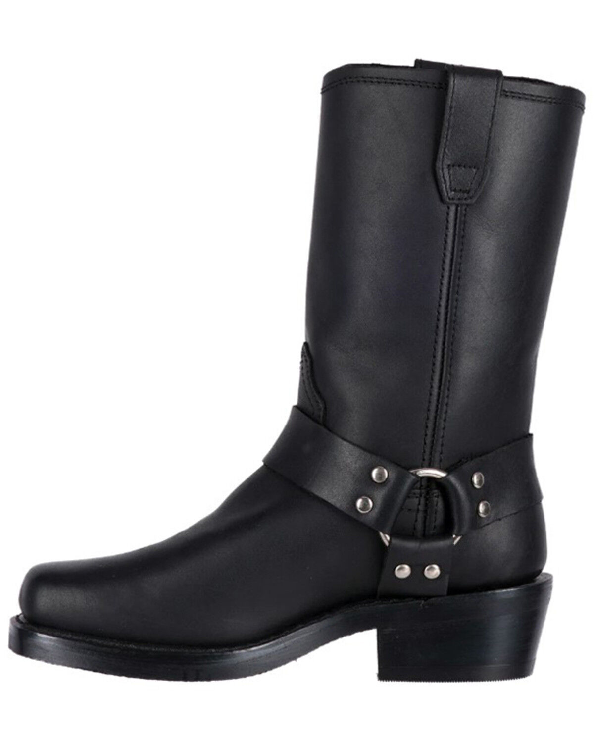 Image #3 - Dingo Women's Molly Harness Boots - Square Toe, Black, hi-res