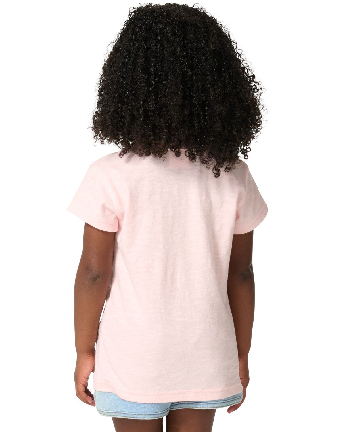 Image #3 - Carhartt Toddler Girls' Floral Logo Short Sleeve Graphic Tee, Light Pink, hi-res