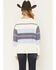 Image #4 - La La Land Women's Textured Striped Sweater, Blue, hi-res