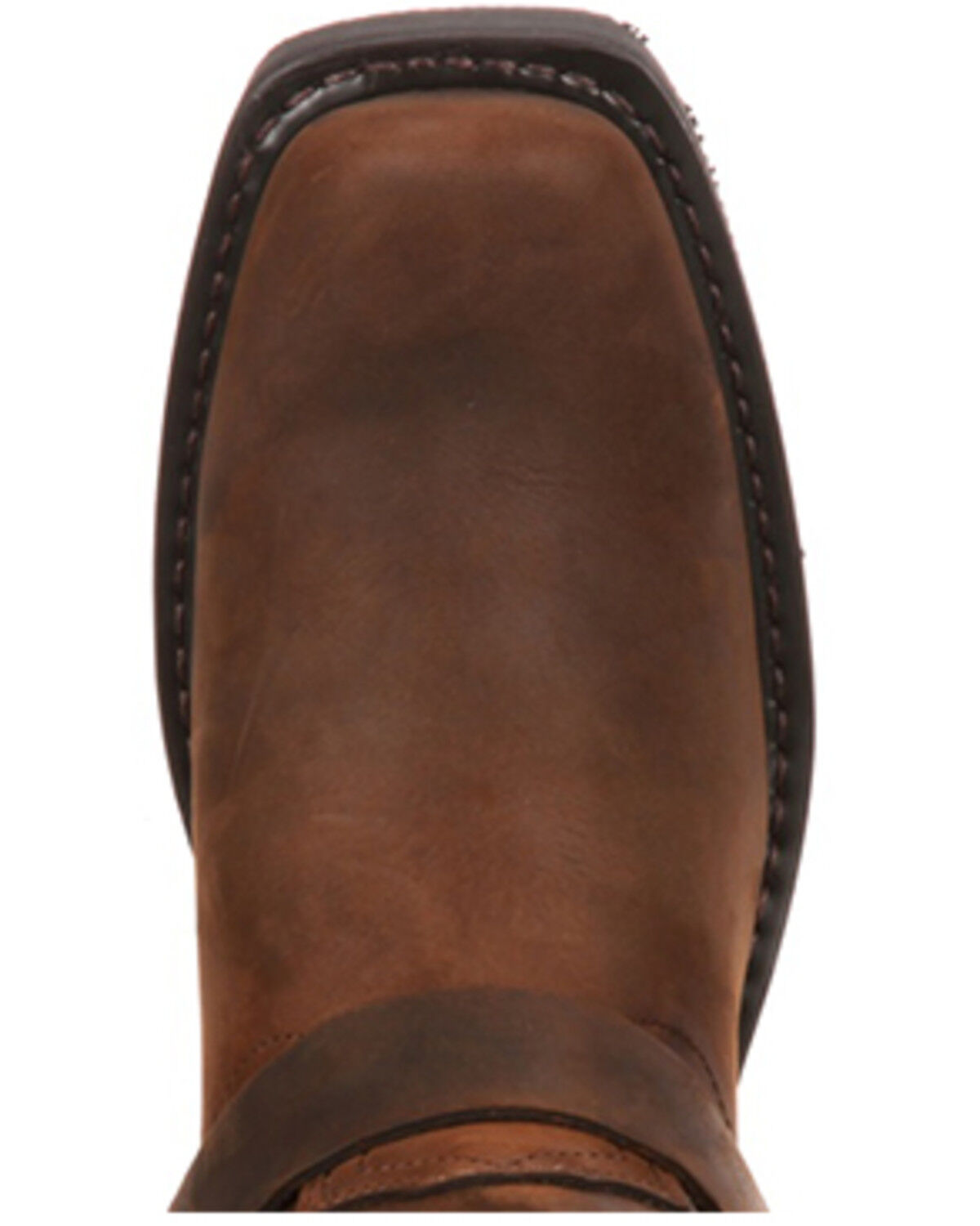 Image #12 - Durango Women's Harness Western Boots - Square Toe, Brown, hi-res