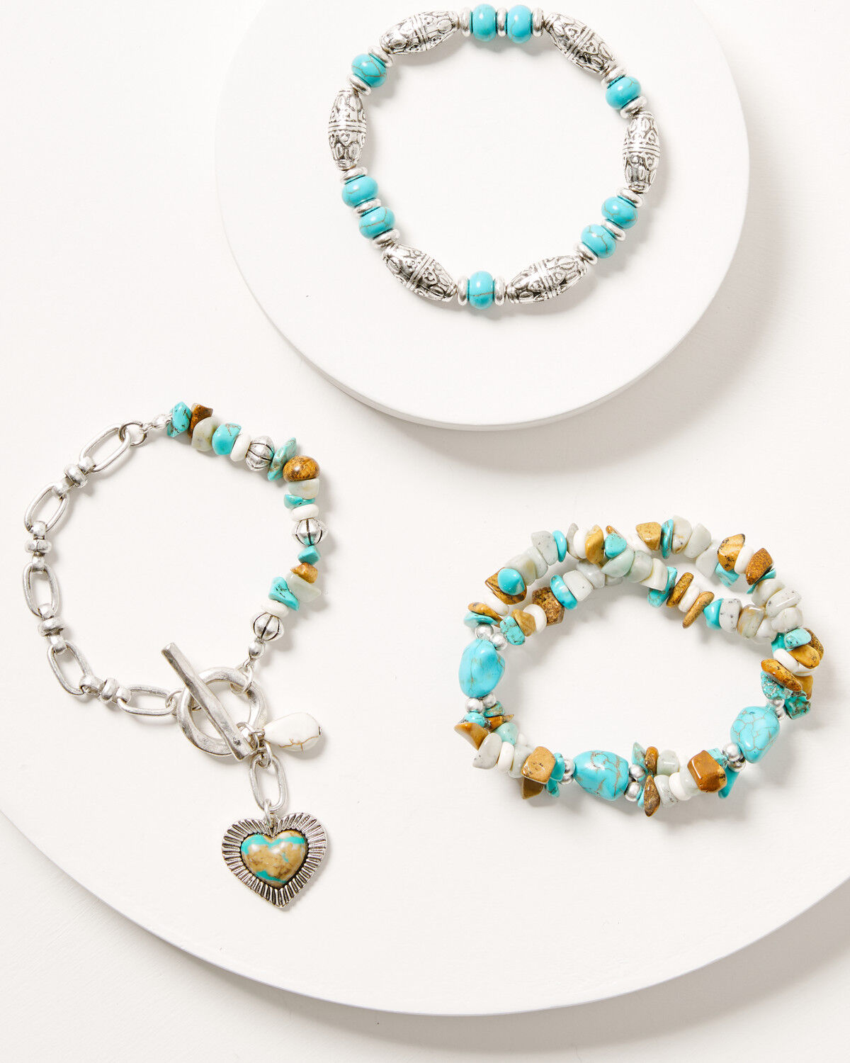 Image #1 - Shyanne Women's Sedona Sky Bracelet Set - 3 Piece, Silver, hi-res