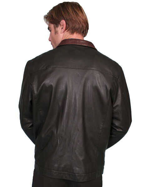 Scully Premium Lambskin Zip Front Jacket, Black, hi-res