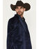 Image #2 - Rock & Roll Denim Men's Paisley Velvet Modern Fit Sportcoat, Navy, hi-res
