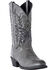 Image #1 - Laredo Men's Harding Waxy Leather Western Boots - Medium Toe, Grey, hi-res