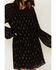 Image #3 - Idyllwind Women's Jolly Metallic Clip Dot Dress, Black, hi-res