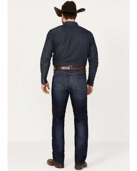 Image #3 - Ariat Men's M1 Hansen Slim Straight Clayton Jeans, Dark Wash, hi-res