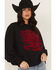 Image #2 - Wrangler X Lainey Wilson Women's Everybody Wants to be a Cowboy Crewneck Sweatshirt, Black, hi-res