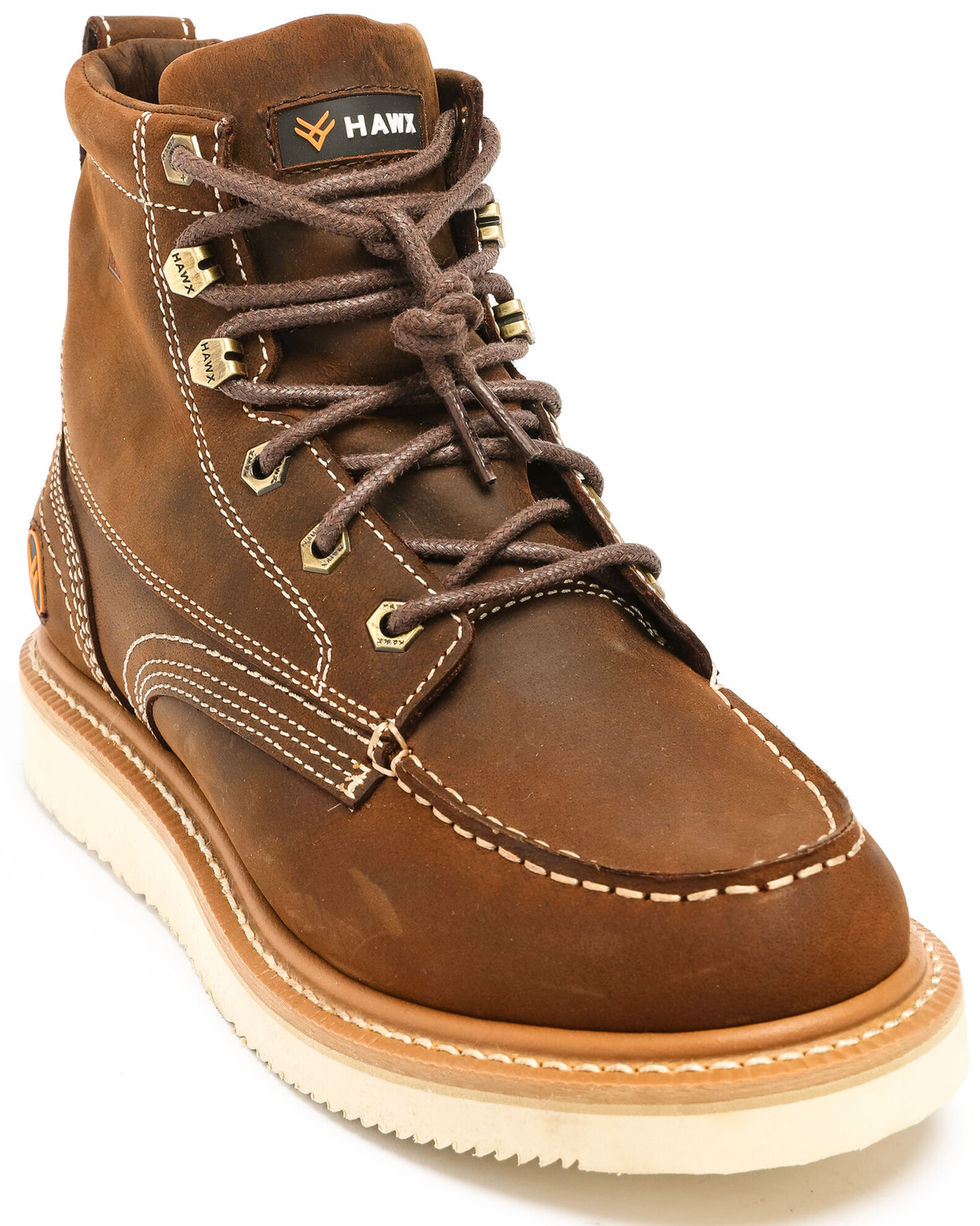 Hawx Men s 6 Grade Work Boots Moc Toe Sheplers