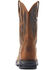 Image #3 - Ariat Men's Sierra Shock Shield Western Boots - Steel Toe, Brown, hi-res