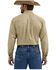 Image #2 - George Strait by Wrangler Men's Printed Long Sleeve Button-Down Stretch Western Shirt, Tan, hi-res