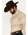 Image #3 - Roper Men's West Made Southwestern Print Long Sleeve Pearl Snap Western Shirt, Tan, hi-res