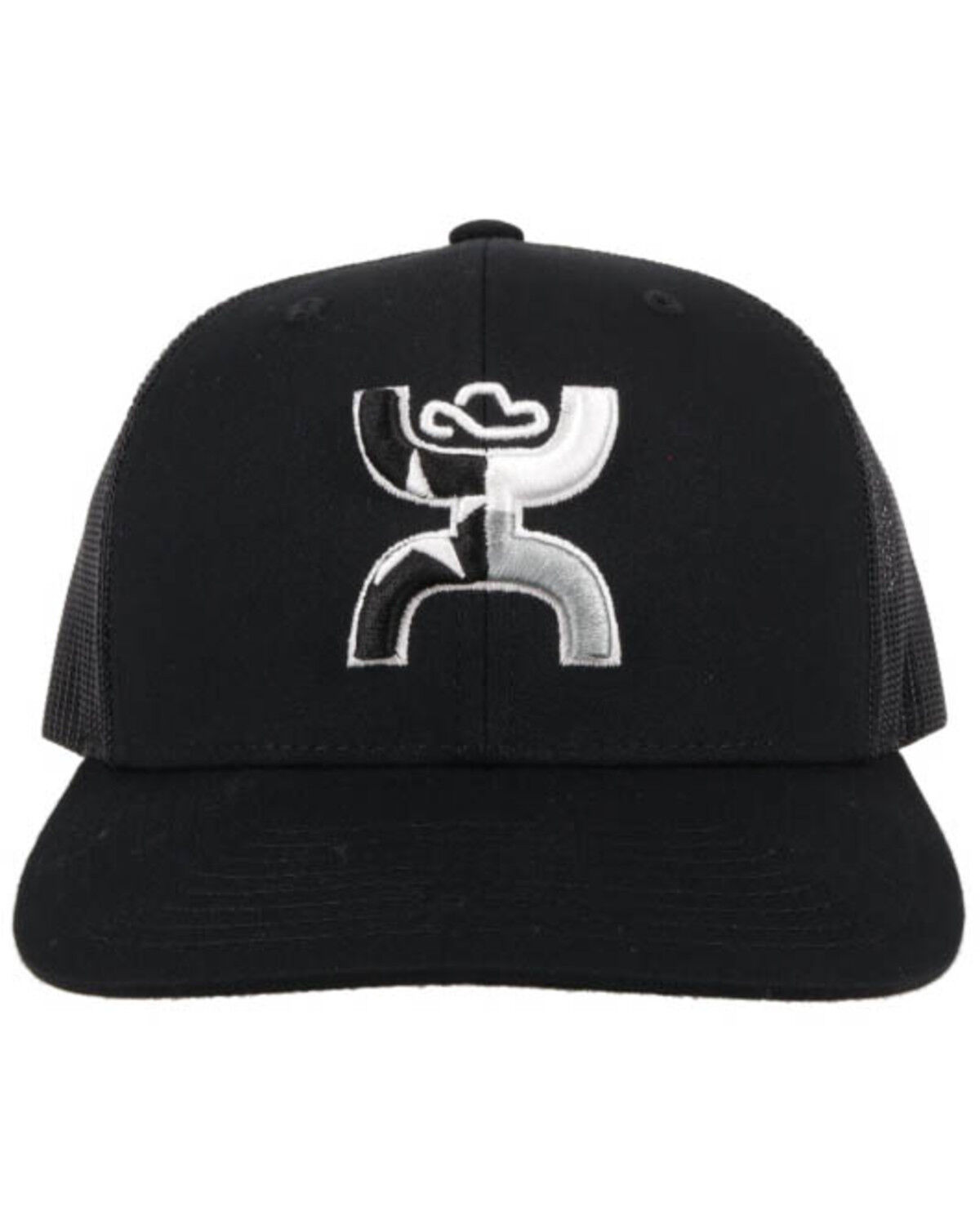Image #3 - Hooey Men's Texican Logo Trucker Cap, Black, hi-res