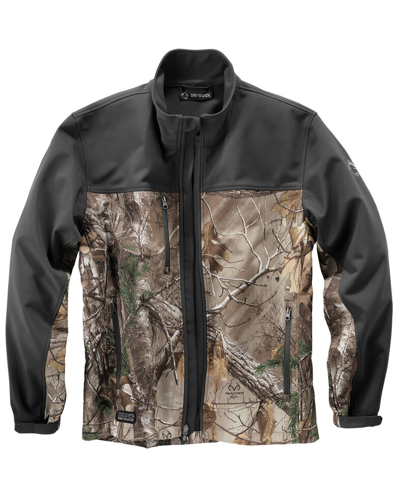 Dri-Duck Men's Motion Camo Softshell Work Jacket, Camouflage, hi-res