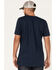 Moonshine Spirit Men's Wing Guitar Graphic Short Sleeve T-Shirt , Navy, hi-res