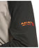 Image #3 - Ariat Men's FR Long Sleeve Baseball Work T-Shirt, Black, hi-res