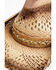 Cody James Men's Tea-O Yesenia Straw Western Hat, Natural, hi-res
