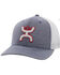 Image #1 - Hooey Men's Coach Logo Embroidered Trucker Cap, Indigo, hi-res