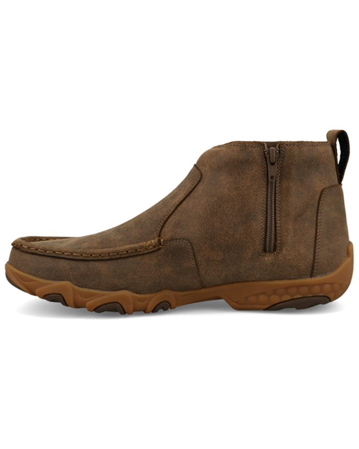 Image #3 - Twisted X Men's 4" Chelsea Driving Mocs, Brown, hi-res
