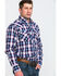 Image #3 - Roper Men's Plaid Long Sleeve Western Shirt , , hi-res