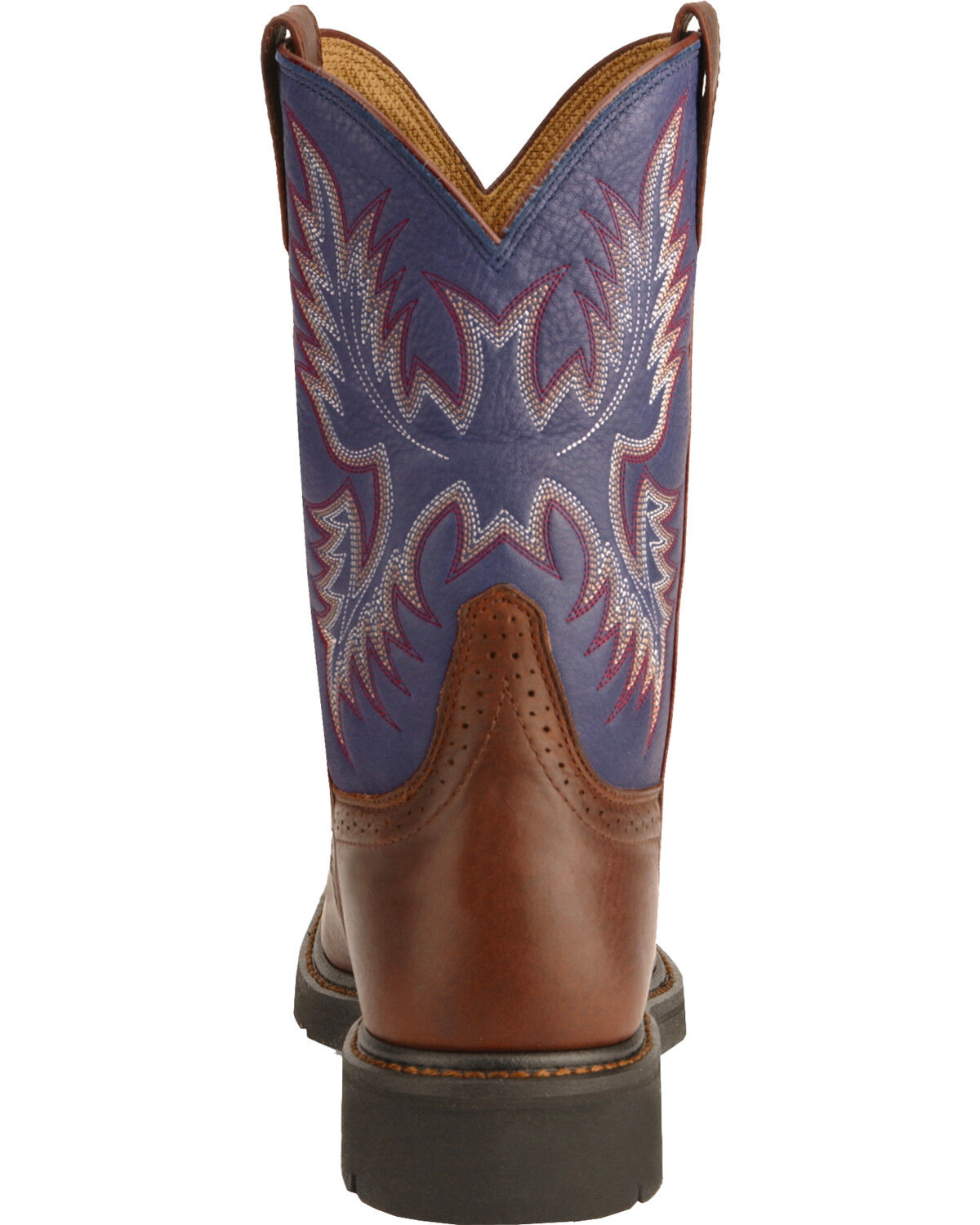Image #7 - Ariat Sierra Saddle Vamp Work Boots - Soft Toe, Redwood, hi-res