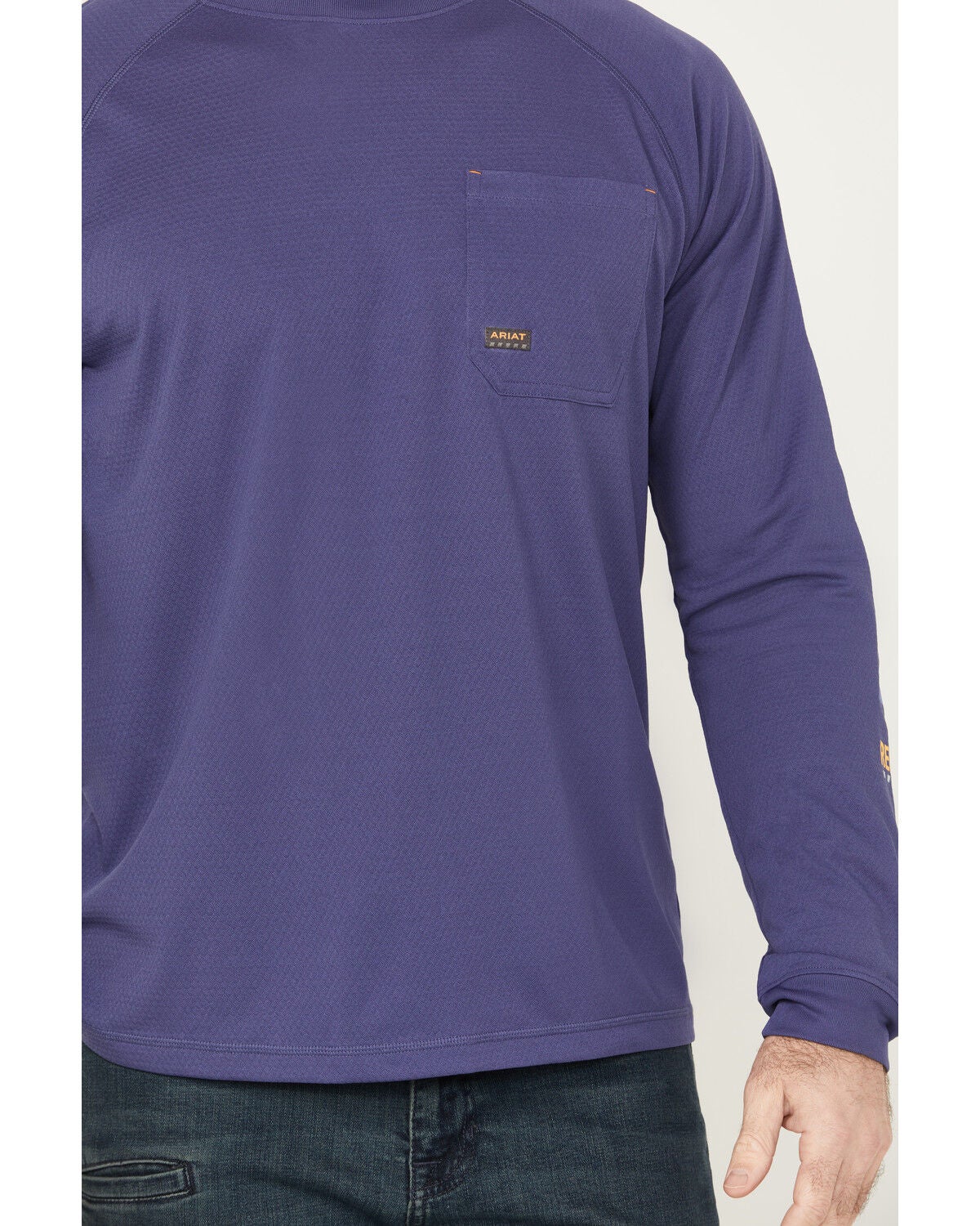 Image #3 - Ariat Men's Rebar Heat Fighter Long Sleeve Work Shirt - Tall, , hi-res