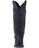 Image #5 - Lane Women's Plain Jane Charcoal Tall Western Boots - Round Toe, Black, hi-res