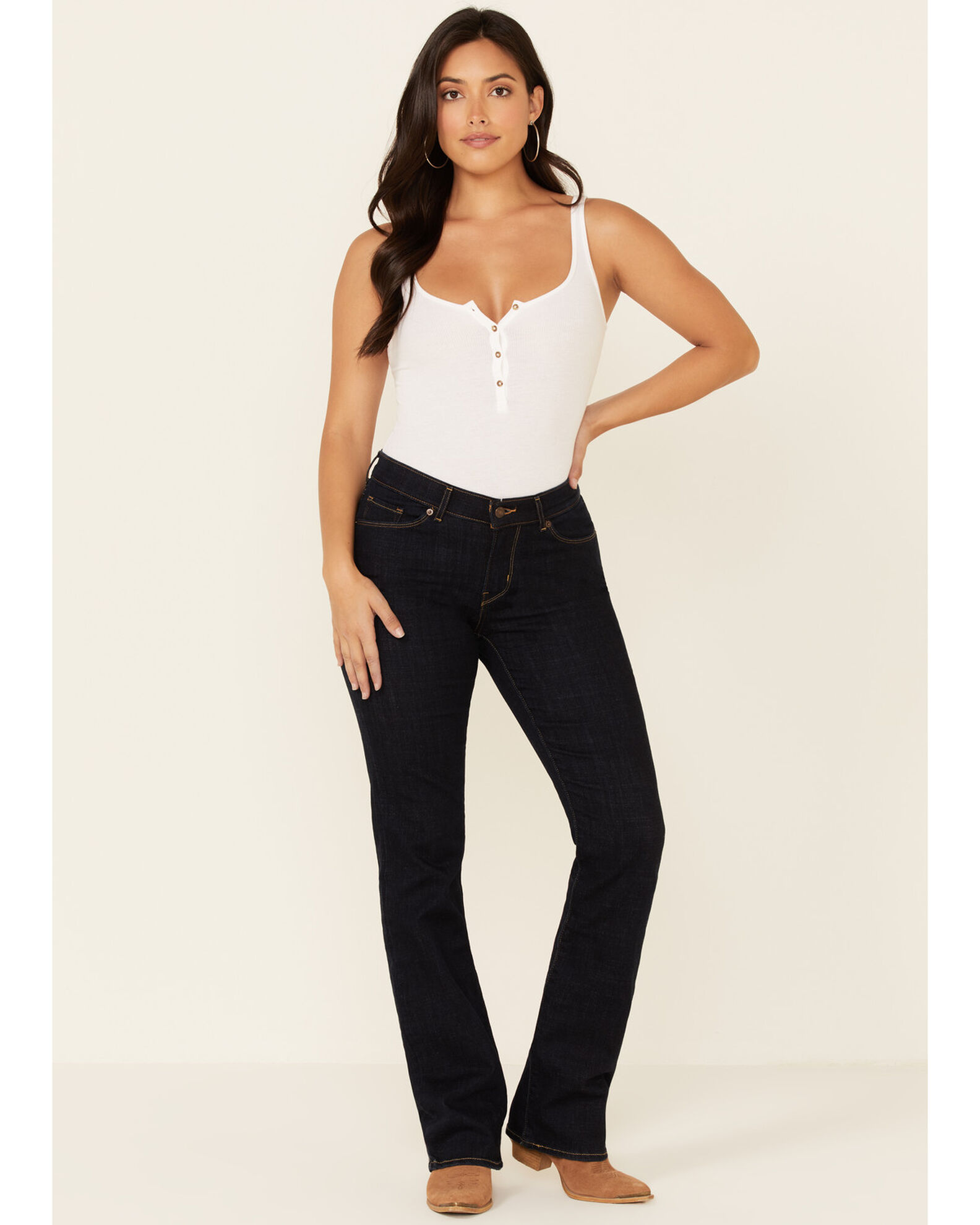 Levi s Women s Dark Wash Classic Bootcut Jeans