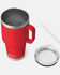 Image #3 - YETI Rambler® Straw Lid 35oz Travel Mug, Red, hi-res