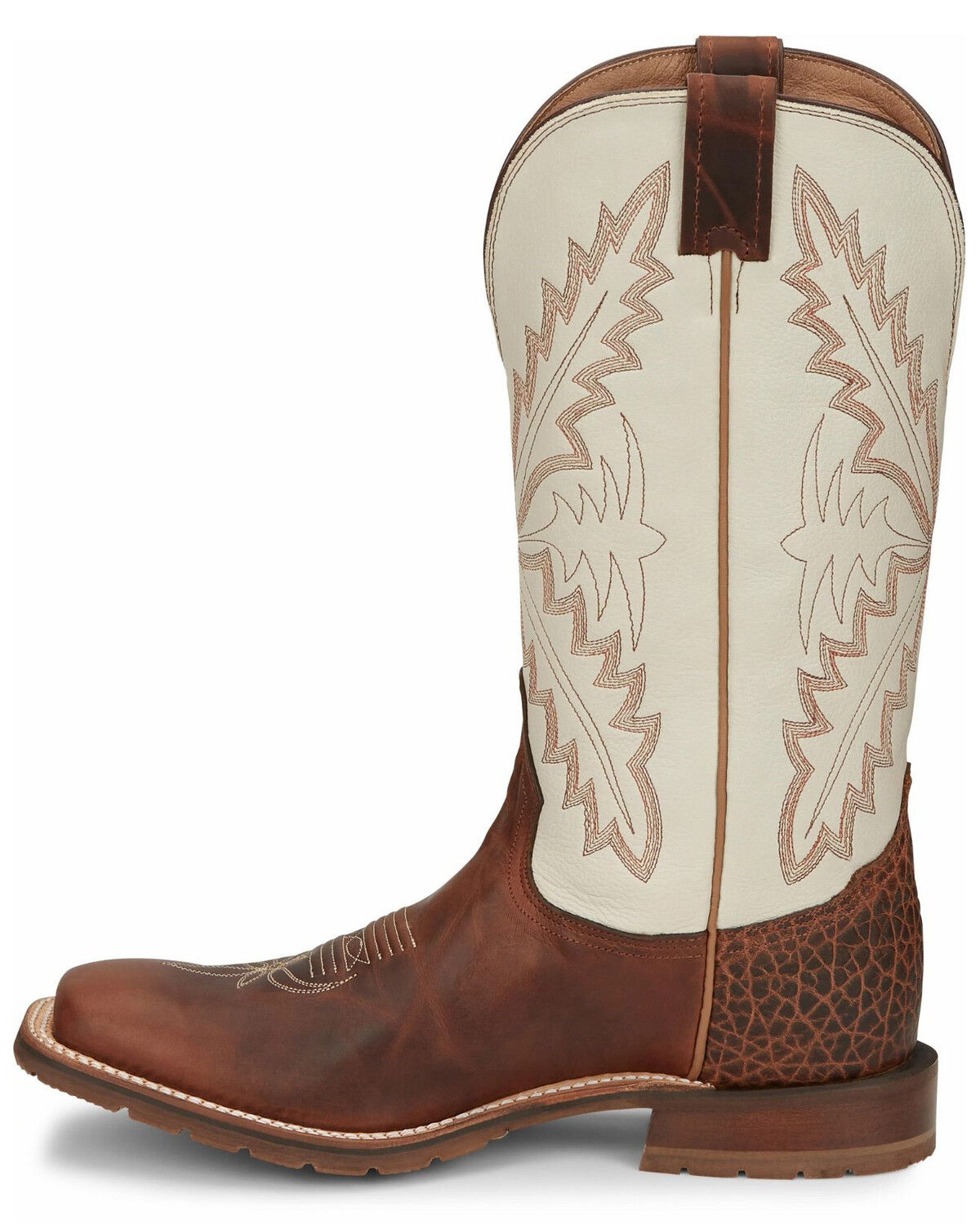 Image #3 - Tony Lama Men's Antonio Western Boots - Broad Square Toe, Brown, hi-res