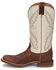 Image #3 - Tony Lama Men's Antonio Brown Western Boots - Broad Square Toe, Brown, hi-res