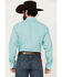 Image #4 - Cinch Men's Geo Print Long Sleeve Button-Down Western Shirt, Turquoise, hi-res