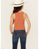 Image #4 - Fornia Girls' High Neck Tank Top , Rust Copper, hi-res