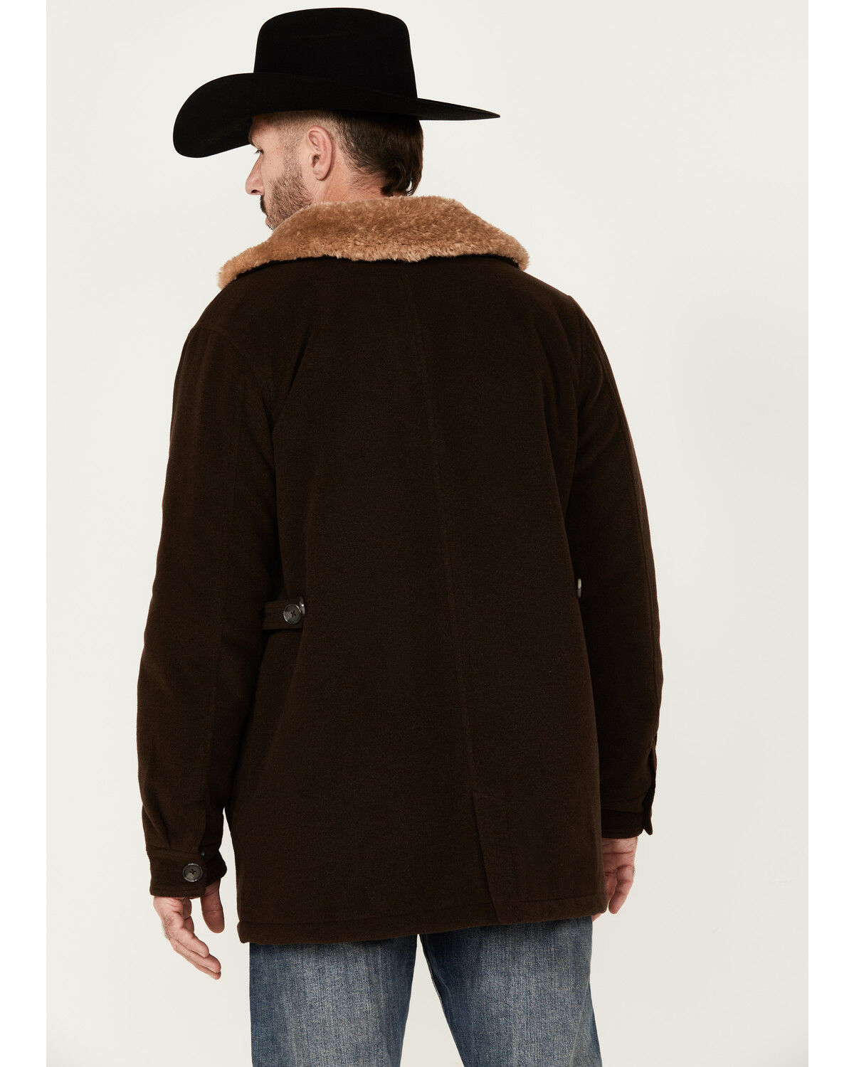 Image #4 - Cody James Men's Legacy II Quilted Coat, Chocolate, hi-res