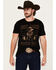 Image #1 - Cody James Men's Ghost Gunslinger Short Sleeve Graphic T-Shirt, Black, hi-res