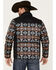 Image #4 - Pendleton Men's Genesee Reversible Print Jacket, Black, hi-res