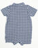 Image #3 - Angel Dear Infant Boys' Gingham Short Sleeve Snap Onesie, Blue, hi-res