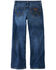 Image #1 - Wrangler Retro Little Boys' Troxler Dark Wash Relaxed Bootcut Stretch Denim Jeans , Blue, hi-res