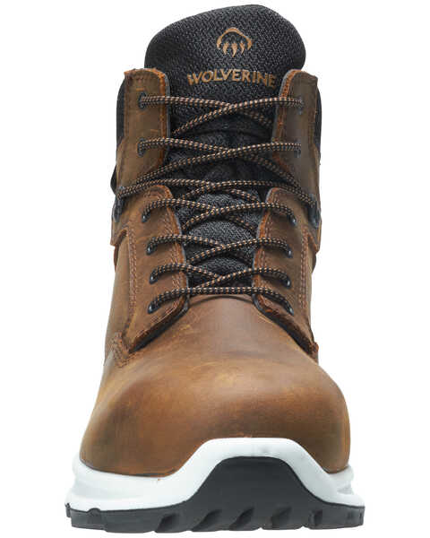 Image #5 - Wolverine Men's Shiftplus LX Work Boots - Alloy Toe, Brown, hi-res