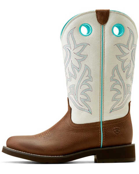 Image #2 - Ariat Women's Elko Performance Western Boots - Medium Toe , Brown, hi-res