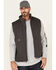 Ariat Men's Rebar Gray Washed Duracanvas Insulated Zip-Front Work Vest , Grey, hi-res