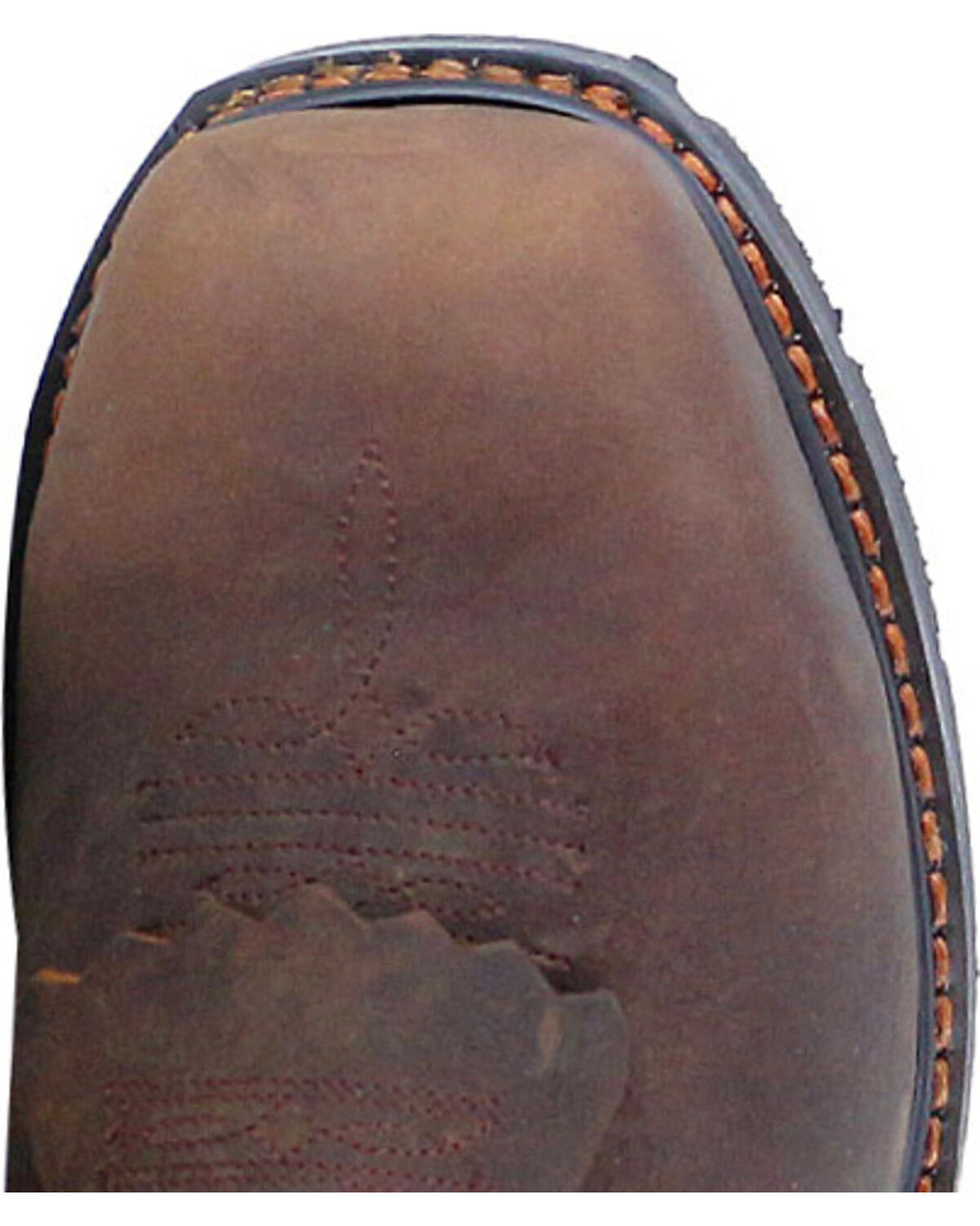 Image #6 - Cody James Men's 8" Mustang Lace-Up Kiltie Waterproof Work Boots - Composite Toe, Brown, hi-res