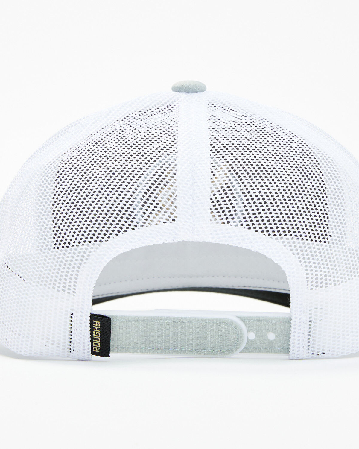 Image #3 - Hooey Men's Strap Logo Trucker Cap, Black/white, hi-res